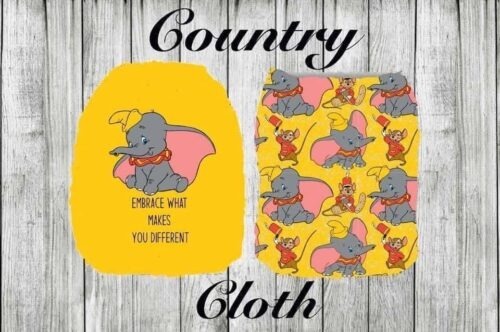 cloth diaper of big eared elephant