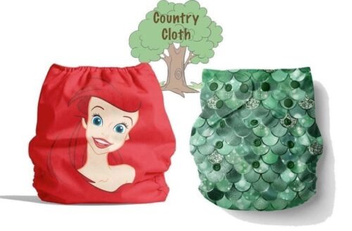 cloth diaper of mermaid