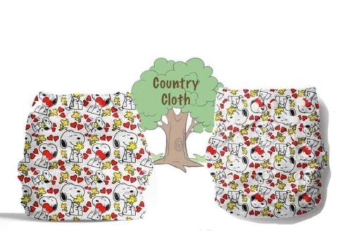 cloth diaper with cartoon dog