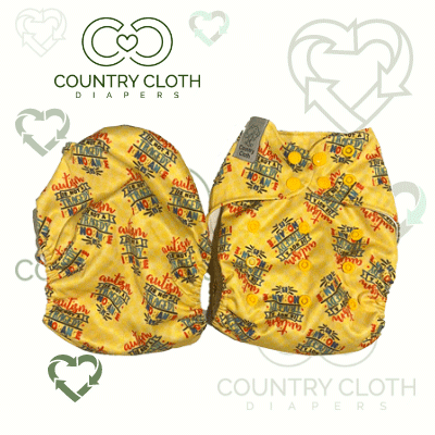 cloth diaper with autism logo